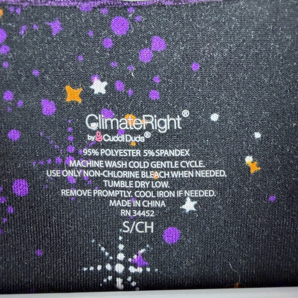 Climate Right Cuddl Duds Womens Shirt Long Sleeve Base Layer‎ Thumbholes Small - Picture 6 of 6